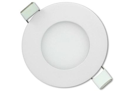 LED-Panel-Deckenleuchte 3W 245lm 4000K Neutral Einbau Rund Weiß Proma Masterled