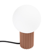 Tisch Schreibtischlampe G9 Rund Braun Modern Matt Halo Sollux