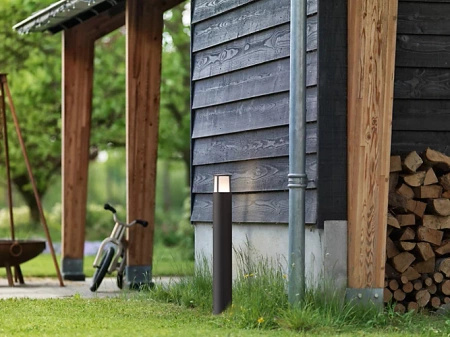 LED-Gartenleuchte für den Außenbereich STOCK myGarden 6W 2700K IP44 Mast 77cm Anthrazit PHILIPS