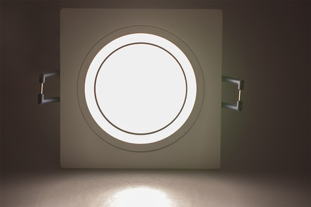 Einbaustrahler GU10, Einbauspot HALOGEN Quadrat Weiß CLARO LUMILED