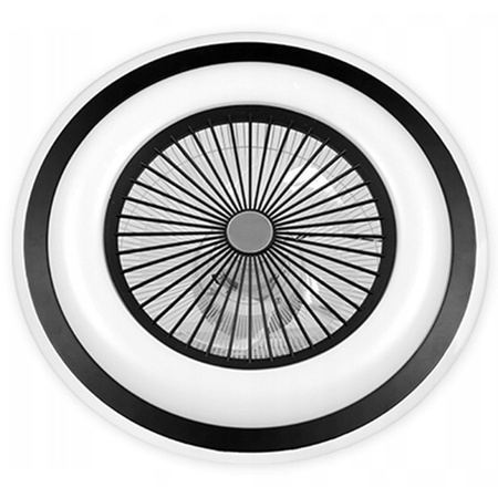 PLAFON LED RODOS FAN Deckenleuchte 72W 2700K-6500K schwarz + Fernbedienung