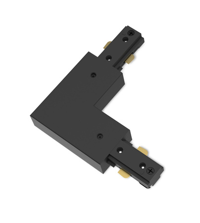 Winkelstecker Typ L Linkshändiger Stecker für LED-Beleuchtungsschienen Einphasig Schwarz EasyLink Philips