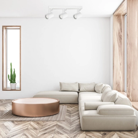 Wand- und Deckenstrahler Leuchte 3x GU10 Weiß LYNX Sanico Goldlux