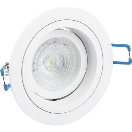 Einbaustrahler GU10, MR16 Einbauspot HALOGEN Runde beweglich Weiß CASSIO LUMILED