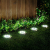 Set bestehend aus 4xGartenleuchte 12x LED SOLAR BODENMONTAGE IP54