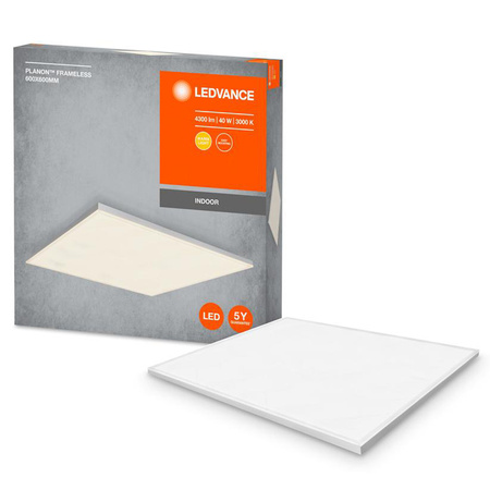 Aufbau-LED-Panel 40W 3000lm 3000K Warm 60x60cm Quadratisch PLANON Rahmenlos LEDVANCE