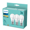 3x LED Lampen E27 A60 10W = 75W 1055lm 2700K Warm PHILIPS