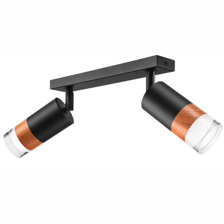 AURORA Deckenleuchte 2xE27 Schwarz LM-2.151 Lamkur