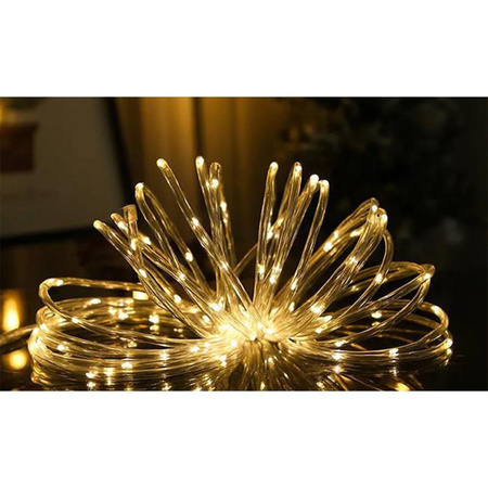 Solar Garten Girlande 100x LED Dekorative Lichterkette 11,9m 3000K