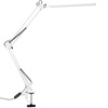 Schreibtischlampe LED 12W, Zeichentisch-Schreibtischlampe mit Tischklemme CCT USB Dimmbar Weiß COSMI LUMILE