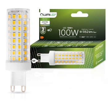 LED Kapseln G9, LED-Lampe 12W = 100W 1152lm 360° 4000K neutral LUMILED