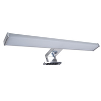LED Badezimmer Wandleuchte 8W 900lm 4000K Neutral 120° Chrom IP44 ELBA Sanico Goldlux