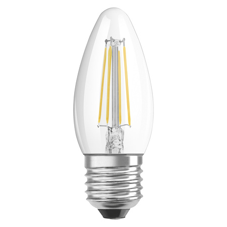 LED Lampen B35 E27 4W = 40W 470lm 2700K Warmweiß FILAMENT LEDVANCE