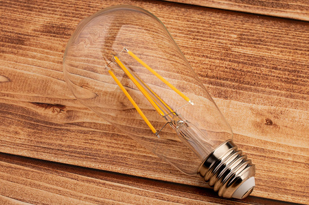 6x LED Lampen E27, Glühbirne ST64 8W = 60W 880lm 360° 4000K neutral Glühfaden Edison LUMILED