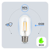 LED-Lampe E27 T45 FILAMENT 4W = 40W 470LM 3000K warmweiß 360° Dekorativ LUMILED