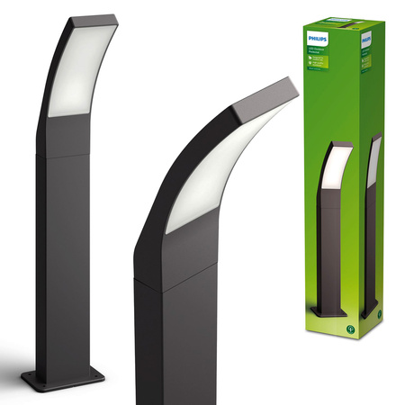 Outdoor-LED-Gartenlampe SPLAY myGarden 12W 2700K IP44 Mast 60cm Anthrazit PHILIPS