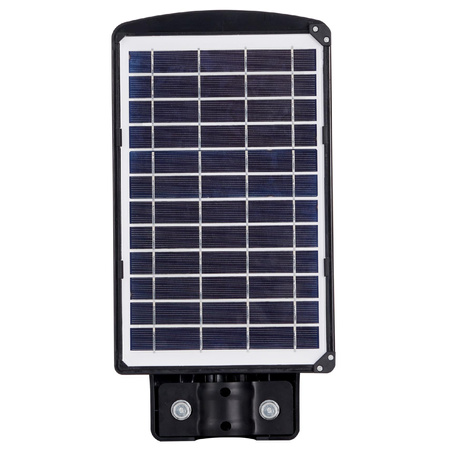 LED Fluter 120-250lm 6000K IP65 3W Solar Schwarz mit Bewegungs- und Dämmerungssensor + Fernbedienung STREET-3 GOLDLUX (Polux)