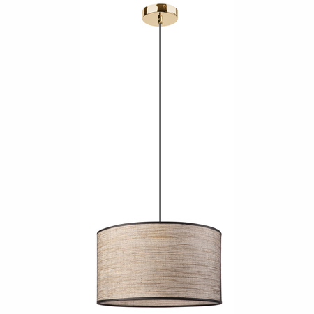 MOKKA Decke Pendelleuchte e27 Schwarz Gold LM - 1.222 Lamkur