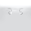 OCULARE Deckenleuchte 2xGU10 Reflektor Halogen Leuchte Beweglich 30cm Weiß SOLLUX