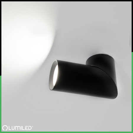 Deckenleuchte mit 1x GU10-Sockeln, Einbaustrahler HALOGEN schräg TABULA SPOT TUBA LUMILED