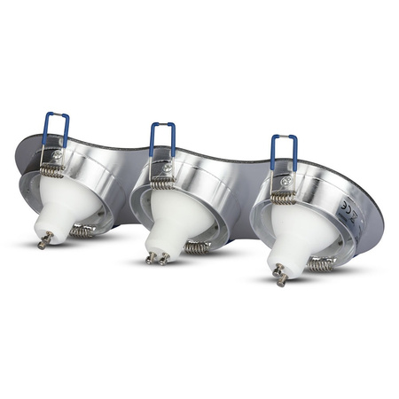 Deckenleuchte 3xGU10 rund aus Aluminium VT-784 V-TAC