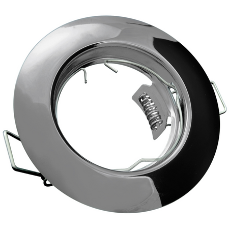 Opin GOLDLUX (Polux) feste Deckenleuchte rund schwarzes Perlmuttmetall GU10