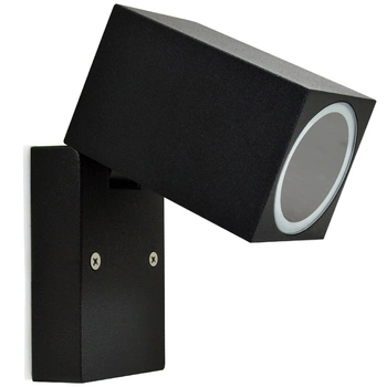 LED-Gartenwandleuchte GU10 BOSTON GOLDLUX (Polux) BEWEGLICH SCHWARZ