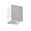 Deckenanbauleuchte Hadar Q1 1xGU10 beweglich quadratisch weiß