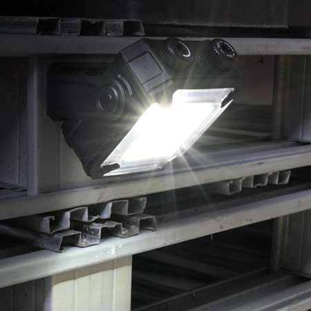 LED Multifunktions-Taschenlampe 3 Lichtfarben 20W 1500lm 5000K Schwarz IP67 Videx