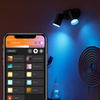 Philips HUE Weiß und Farbe Ambiance Fugato Lampe 2x4.2W Bluetooth Zigbee