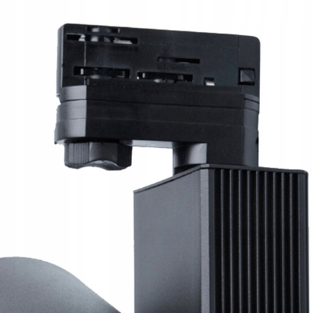 Adapterkopf für 3-Phasen-Streifensammelschienen schwarz