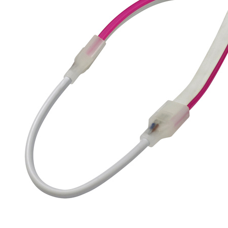 Doppelseitiger Anschluss für NEON-LED-Streifen mit einem 2PIN 12MM-Kabel
