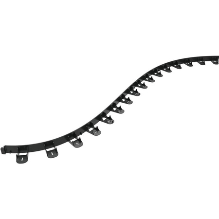 Garten-Rasenkante Flexibel Schwarz UNIBORD 100cm Stark Frostsicher CELLFAST