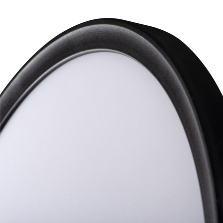 Plafond LED AZPO Deckenleuchte 11.8W IP54 Schwarz KANLUX