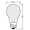 LED Lampen A60 E27 8.2W = 100W 1521lm 2700K Warmweiß FILAMENT DIMMABLE LEDVANCE