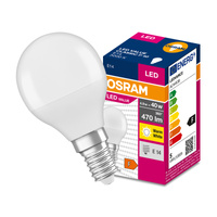 E14 P45 LED Leuchtmittel 4,9W = 40W 470lm 3000K Warm 200° OSRAM VALUE