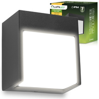 Garten-Wandleuchte LED Außenwandleuchte IP54 12W 3000K RUBUS LUMILED