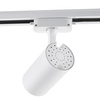 GU10WHITE Stromschienenstrahler für einphasige Stromschienen Verstellbare Stromschienenbefestigung SPOT Lampe