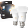 2PAK LED-Glühbirne E27 A60 6W CCT PHILIPS HUE White & Ambiance Bluetooth Zigbee