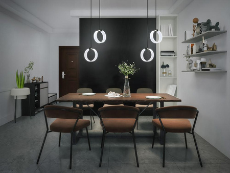 LED Dekorative Hängende Deckenlampe 14W 930lm 3000K - 4200K - 6500K CCT Schwarz Dekor Ledvance