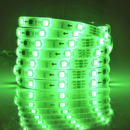 RGB LED-Streifen 24W 380lm 120° Weiß IP65 Dimmbar Sanico Goldlux