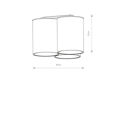 EYE TONE III Deckenleuchten 7666 Nowodvorski Weiß-Gold 3xGU10 Deckenstrahler Modern