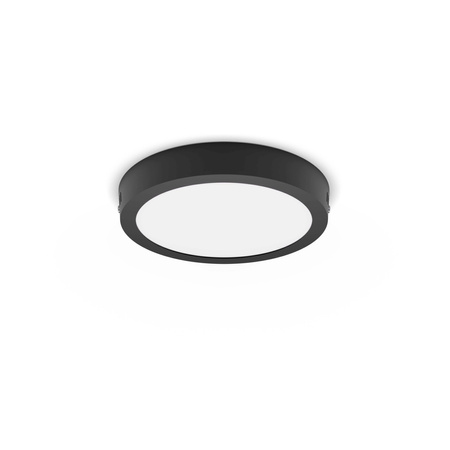 Plafond LED-Panel-Deckenleuchte MAGNEOS 12W 2700K 21cm schwarzes Downlight rund PHILIPS