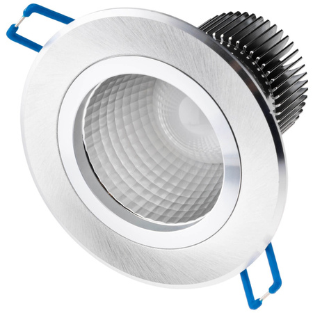 Deckenleuchte 5W Einbau-LED-DOWNLIGHT DEEP Rund 4000K 400lm Silber