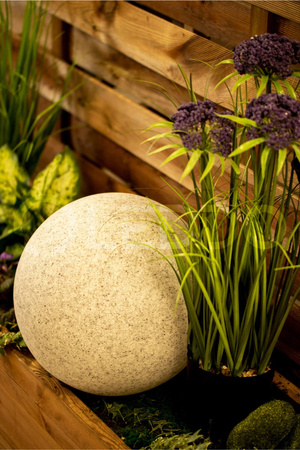 Außengartenlampe 230V E27 BULL 30cm Stein