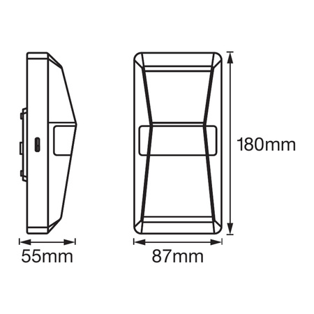LED-AUSSENLEUCHTE Weiß 10W 4000K 1000lm Sensor ENDURA PRO LEDVANCE