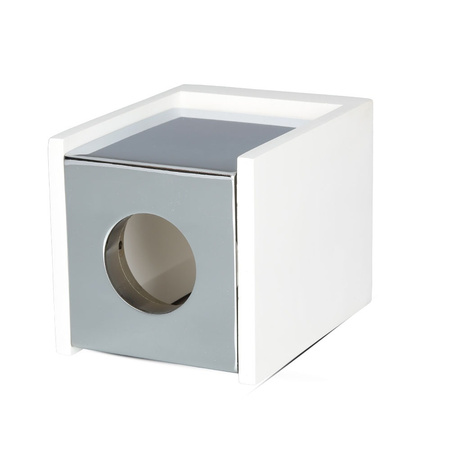 Spot GU10 Square Weiß/Chrom VT-860 V-TAC - 5 Jahre Garantie