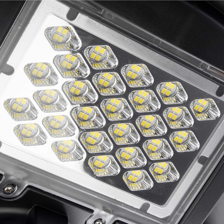 Straßenlaterne LED-Solarlaterne 200W IP65 Mikrowellen-Bewegungssensor + Fernbedienung