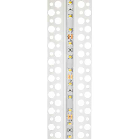 Architektonisches Aluminium LED-Profil für Gipskartonplatten mit Schwarz Abdeckung, 1m LUMILED