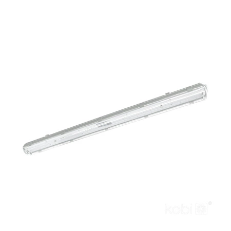 Hermetische LED-Leuchte G13 IP65 Grau Hermic Kobi